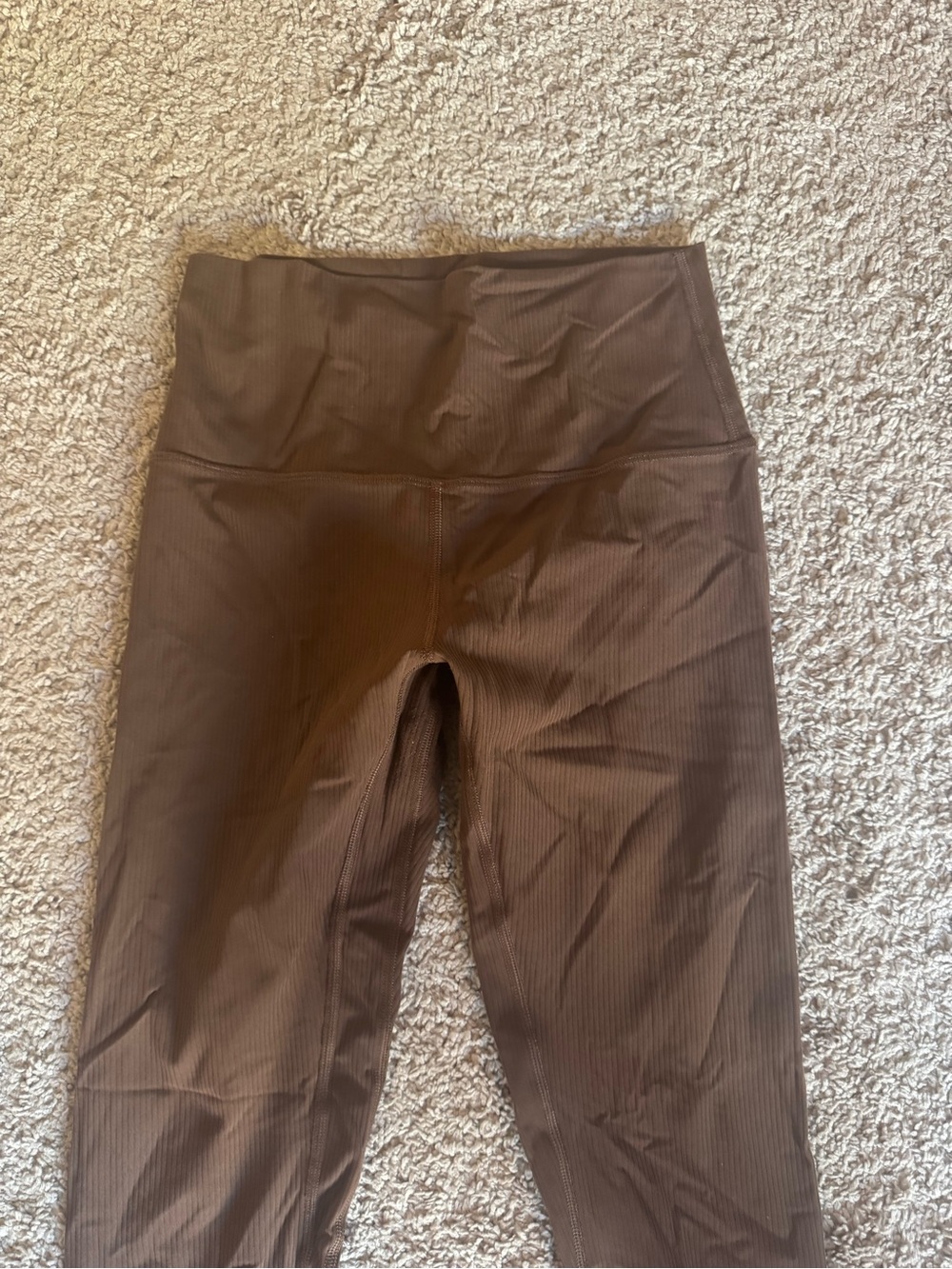 Lululemon Size 6 High Rise Ribbed Align Pants - Picture 2 of 5